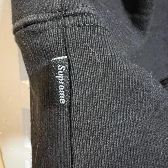 Supreme Futura Logo Black Crewneck Sweater